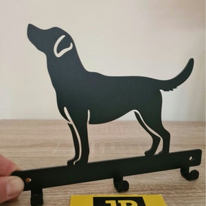 Labrador Retriever Dog Lead/Leash, Key, Coat, Door, Towel, Hanger, Holder ,Rack, Hook- Wall Mounted