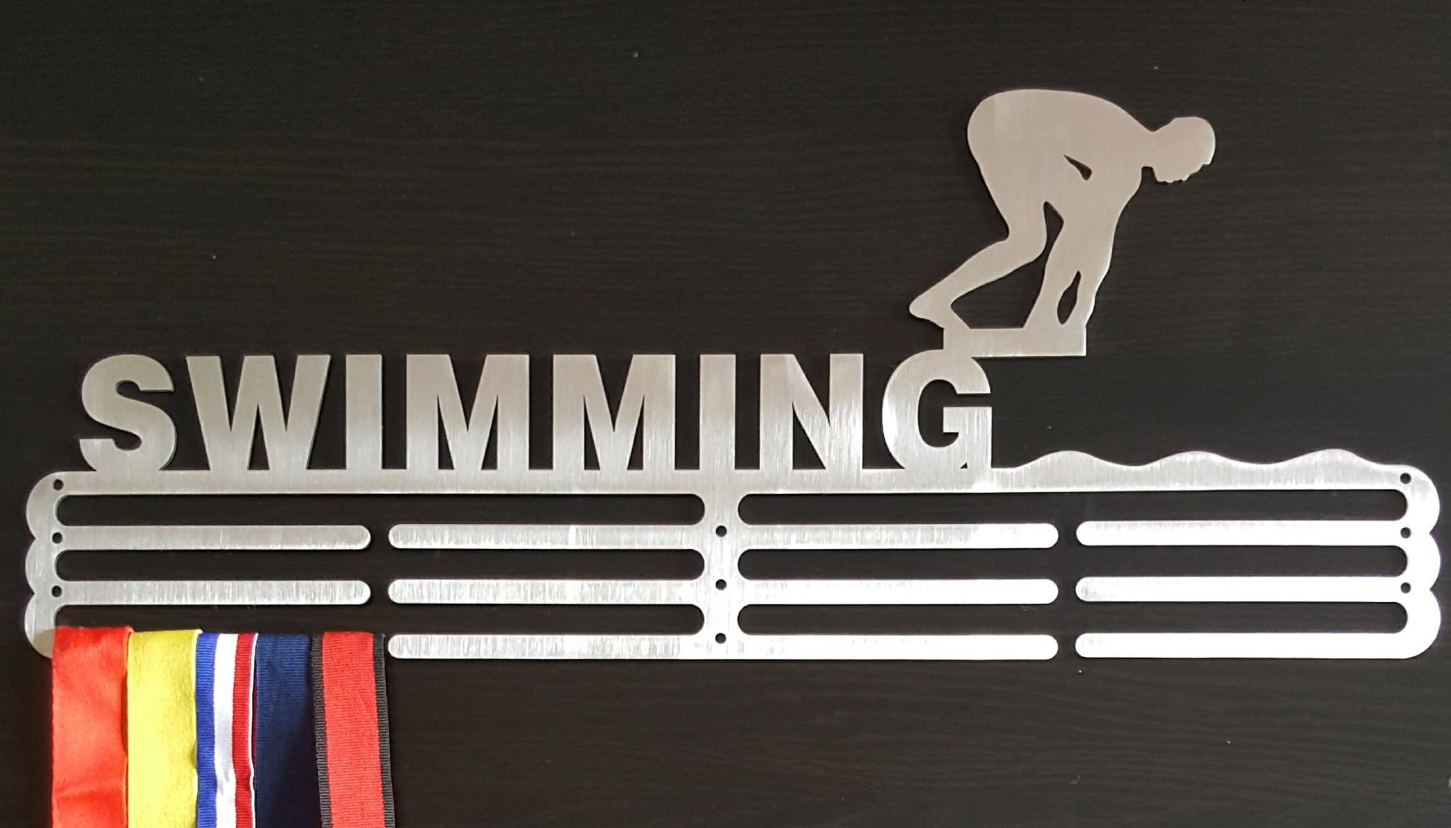 Medal Hanger/holder/display/rack/hook SWIMMING SWIMMER Etsy