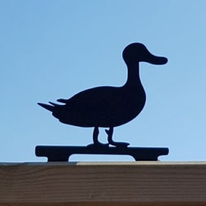 Fence Post Topper, Garden Ornament- *DUCK*