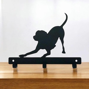 Vizsla Dog Lead Hanger | Metal Dog Lead Holder | Wall Hook | Fixings Included | Vizsla Gift | Leash Rack | Dog Lover Gift | Pet Accessories