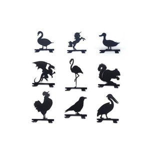 Fence Post Toppers,Garden Ornaments,Garden Decor,Metal Art, 9 Different Designs