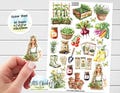 Sticker Sheet - Summer Garden 1 Stickers, Planner Stickers, Scrapbook Stickers, Journal Stickers, Garden Stickers, Fruit and Veggie Stickers product logo