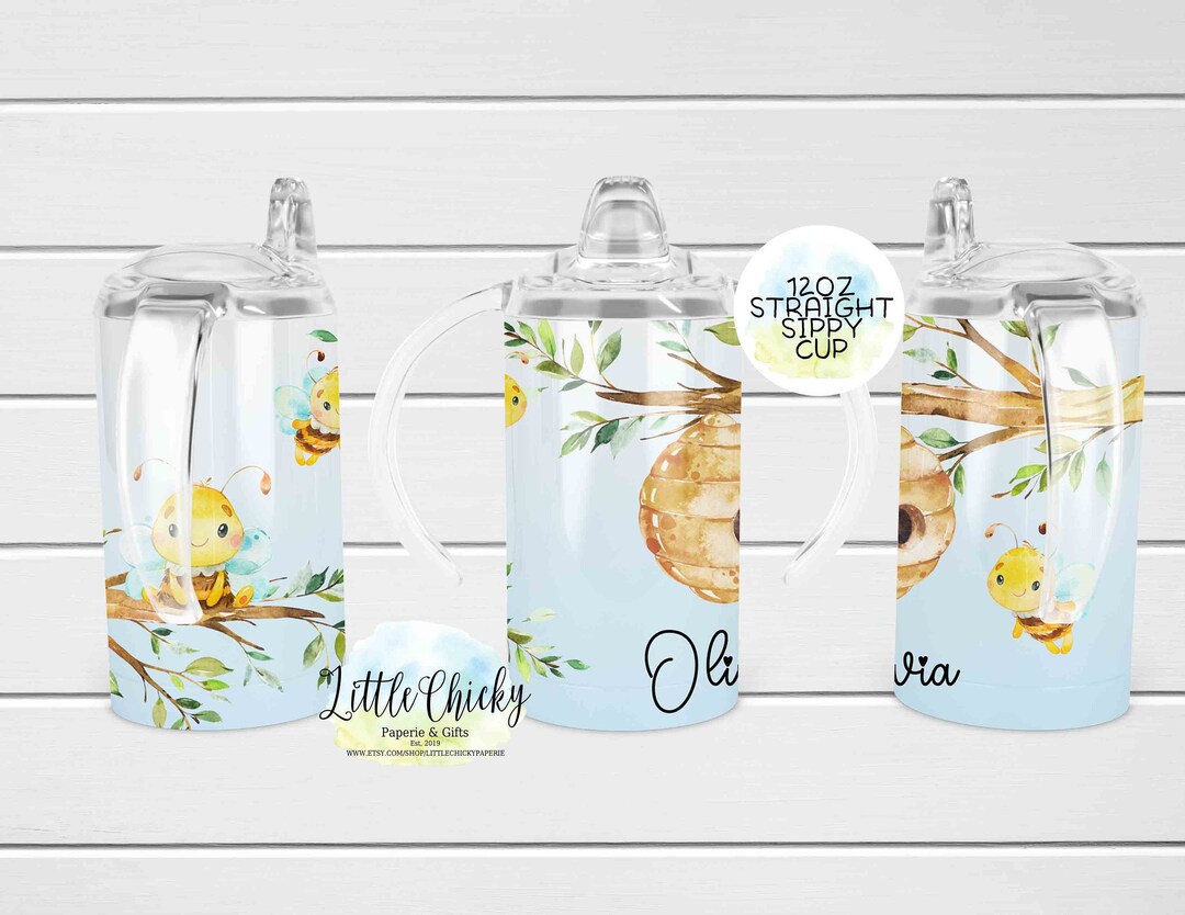 12oz Straight Sublimation Sippy Cup Wrap, Bumblebee, Bumble Bee Sippy ...