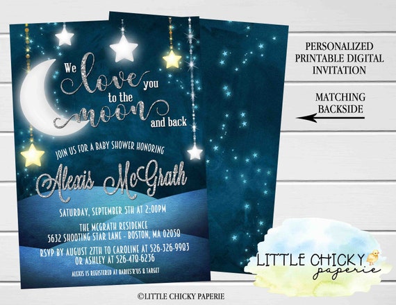 back of baby shower invitation