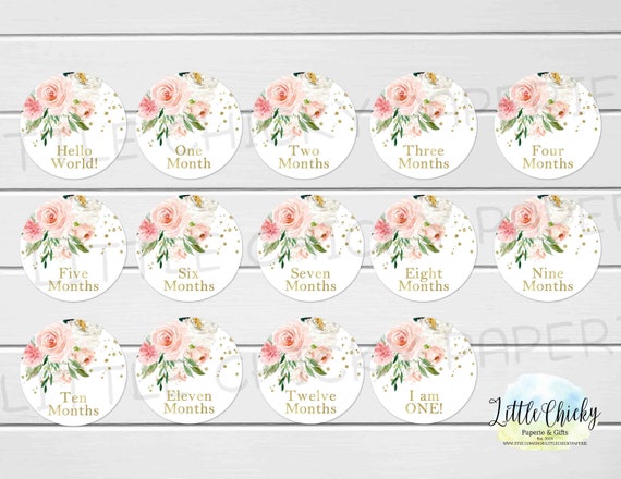 Flower Printable Stickers for Cricut and Silhouette