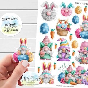 Aufkleber Bogen - Aquarell Ostern Aufkleber, Planer Aufkleber, Scrapbook Aufkleber, Ostern Aufkleber, Journal Aufkleber, Baby Aufkleber