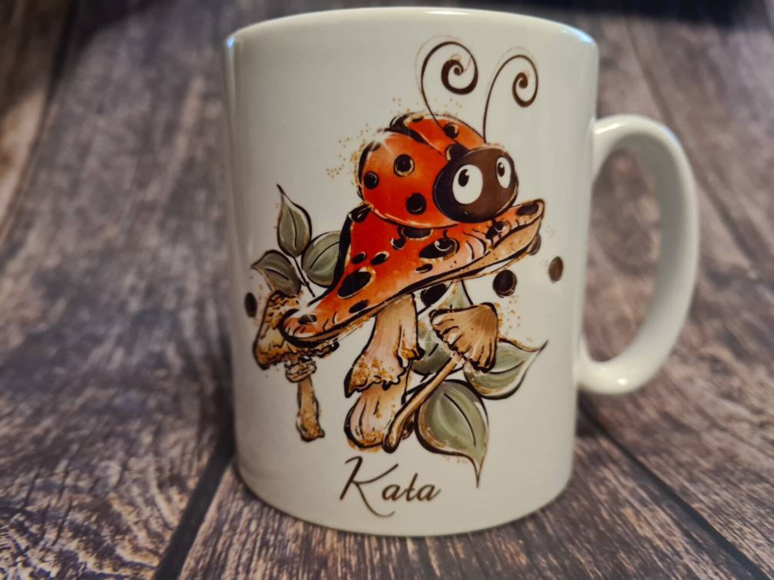 ladybug-coffee-mug-personalized-lady-bug-mug-300ml-ceramic-etsy