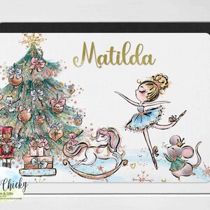 Gepersonaliseerde kinderplacemat - notenkrakerplacemat, aangepaste placemat, peutercadeau, herbruikbare BPA-vrije tafelmat, cadeau voor kinderen
