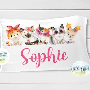 Fancy Cats Standard Pillowcase Sublimation File, Dress-up Cats Sublimation PNG File, INSTANT DOWNLOAD Digital File