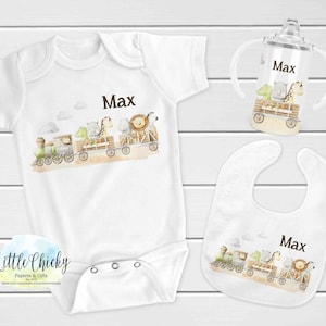 Safari Sublimation Gift Set Files, Safari Adventure Baby Bib, Shirt, 12oz Sippy, INSTANT DOWNLOAD, PNG Files, Jungle Animals, Sublimation