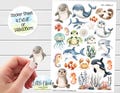 Sticker Sheet - Sea Animal Stickers, Under the Sea, Planner Stickers, Scrapbook Stickers, Journal Stickers, Kids Stickers product logo