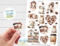 Sticker Sheet - I Love Coffee Planner Stickers, Coffee Fairy Stickers, Coffee Stickers, Scrapbook Stickers, Journal Stickers product logo