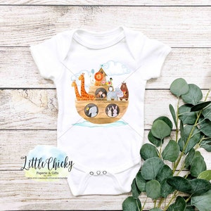 Noah's Ark Sublimation PNG, Noah's Ark Baby Shirt, Noah's Ark, Religious Sublimation File, Instant Download, PNG, Baby Shirt