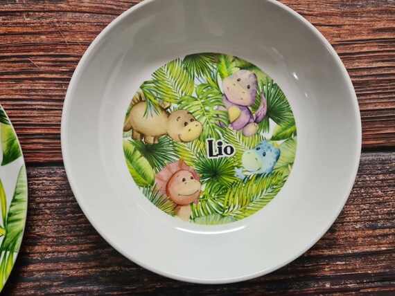 Dinosaur top plate set