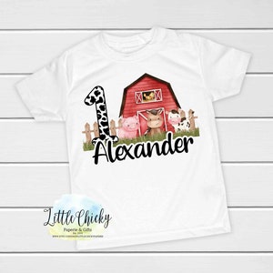 Red Farm 1st Birthday Sublimation PNG, Birthday Shirt, Sublimation File, Instant Download, PNG, Baby Shirt, DIY Birthday Shirt