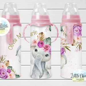 Baby Bottle Sublimation Template 8 Oz Size One Png Template for Sublimation  Baby Bottles Keepsake Expressions 