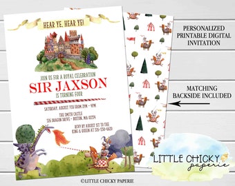 Medieval Invitation Etsy