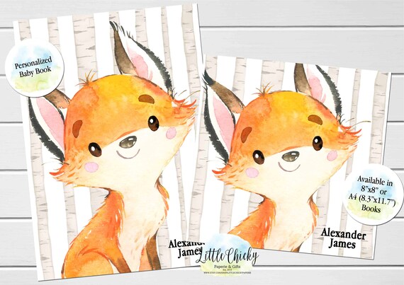 Fox Baby Keepsake Journal, Fox Baby Book, First Year Baby Book, First Five  Years, Baby Fox, First Year Journal, Matching Milestone Stickers - Etsy  Australia