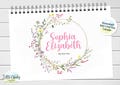Baby First Year Calendar - Wildflower Baby First Year Keepsake Calendar, 13 Month Calendar, Milestone Stickers, Baby Shower Gift, New Baby product logo