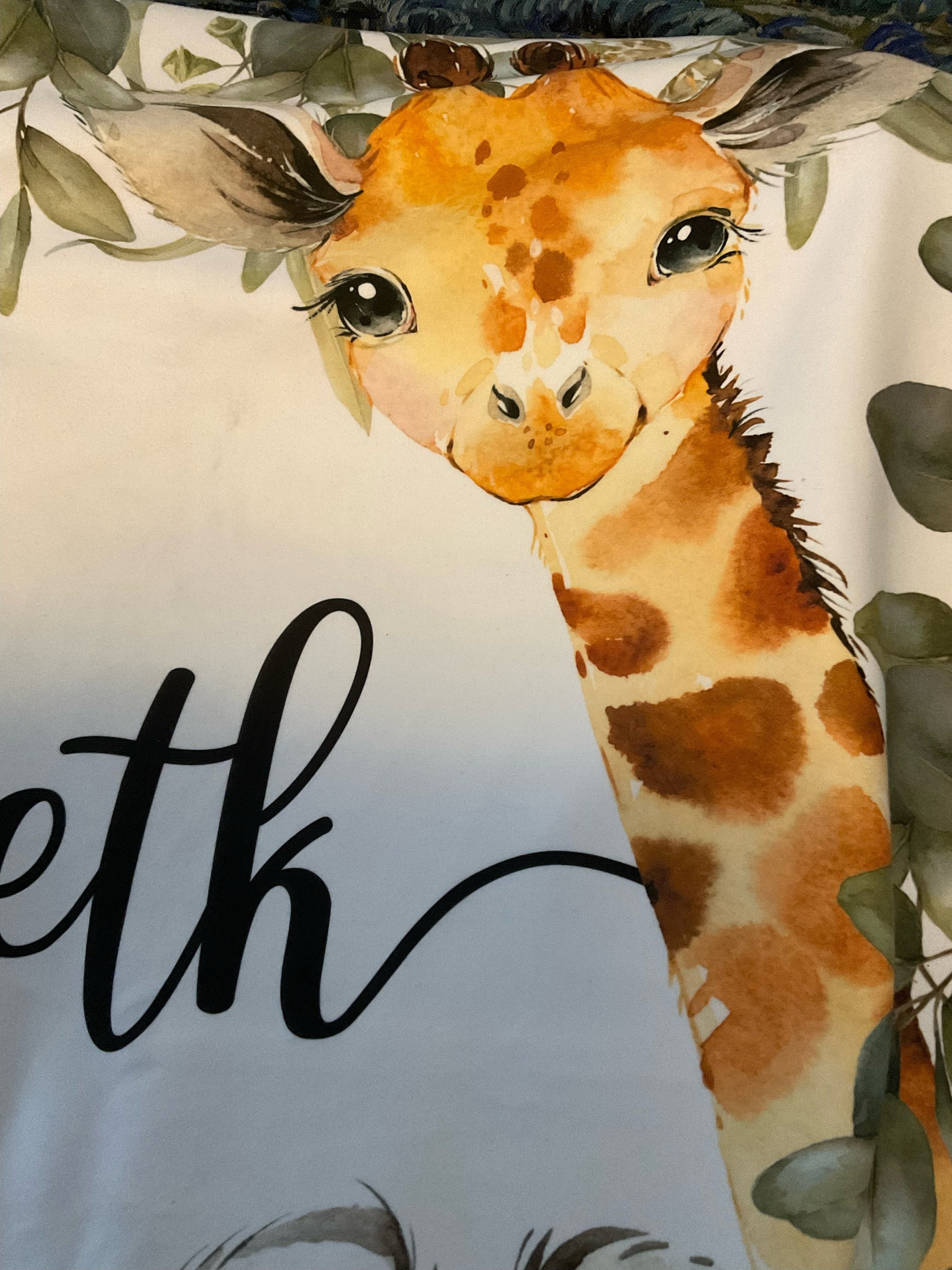 Safari Animals Milestone Blanket Monthly Photo Blanket - Etsy