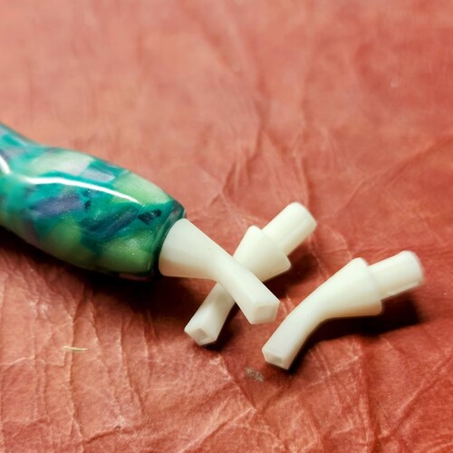 Puntas de bolígrafo para pintura de diamante de resina de ángulo cuadrado de 1 pieza (juego de 3)