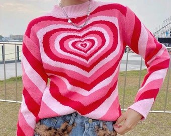 sweater with a heart