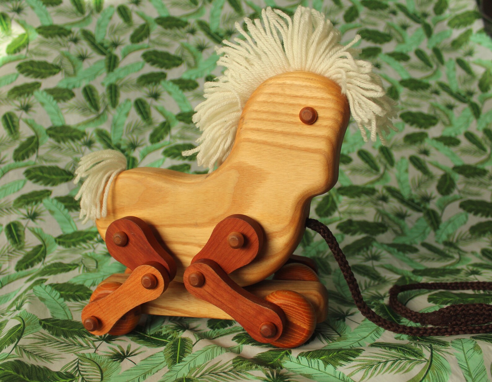 Wooden Horse Made in Canada Michaud Toys Children's Etsy
