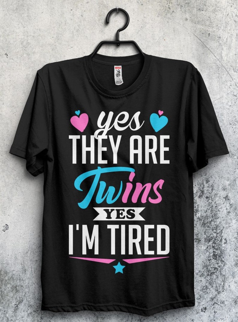 Gender Reveal Funny Pregnancy Shirt Twins For Him Her I Yes Etsy