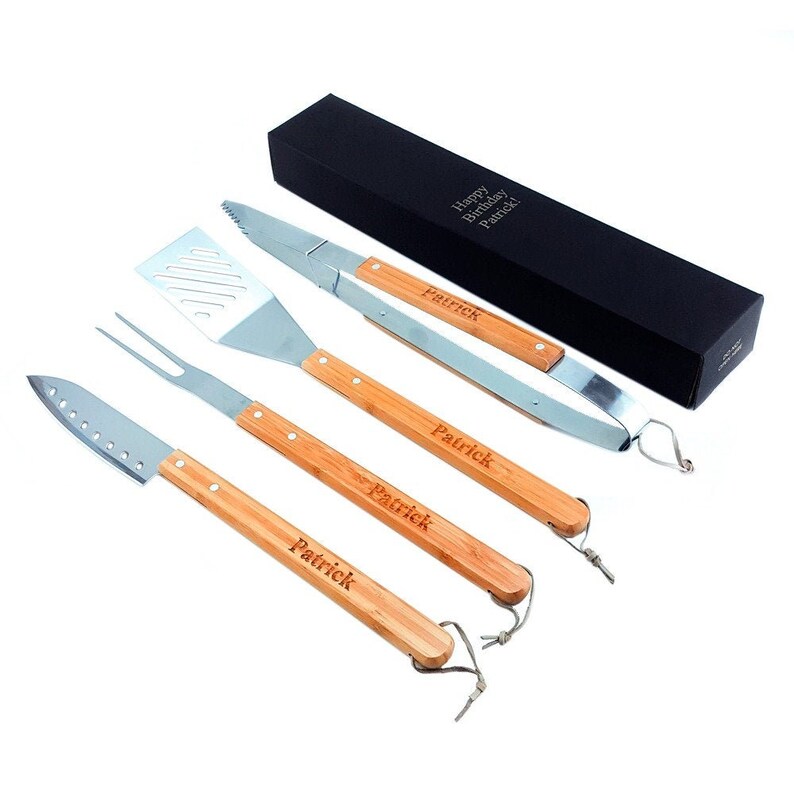 Engraved Grill Set