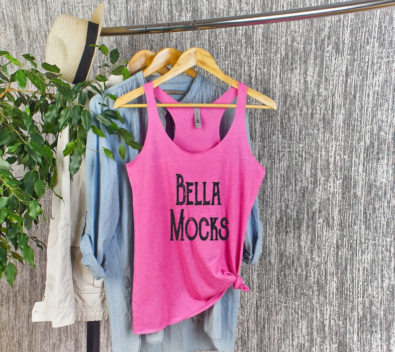 Racerback Mockup Next Level 6733 Vintage Pink Mockup Next Level 6733 Racerback Mockup Next Level 6733 Mockup Tank top mockup