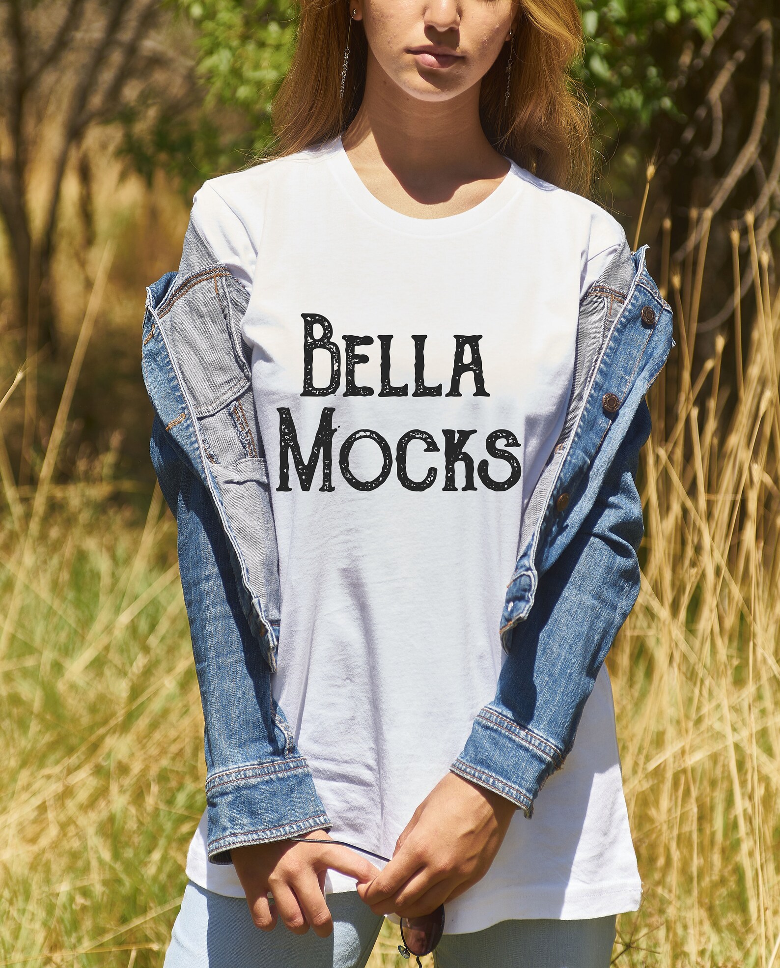 Download Mockup White Tee Mockup Model Mockup Tshirt Mockup shirt | Etsy