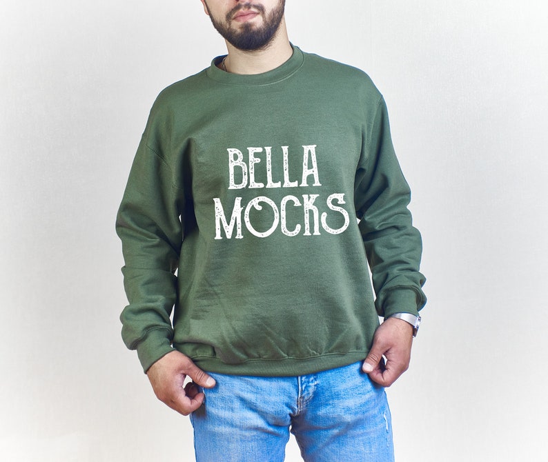Download Model Mock Sweatshirt Gildan Military Green Mockup Sweatshirt Gildan Sweatshirt Mockup Mockup Gildan 18000 Mockup Fall Mockup Color Art Collectibles Safarni Org
