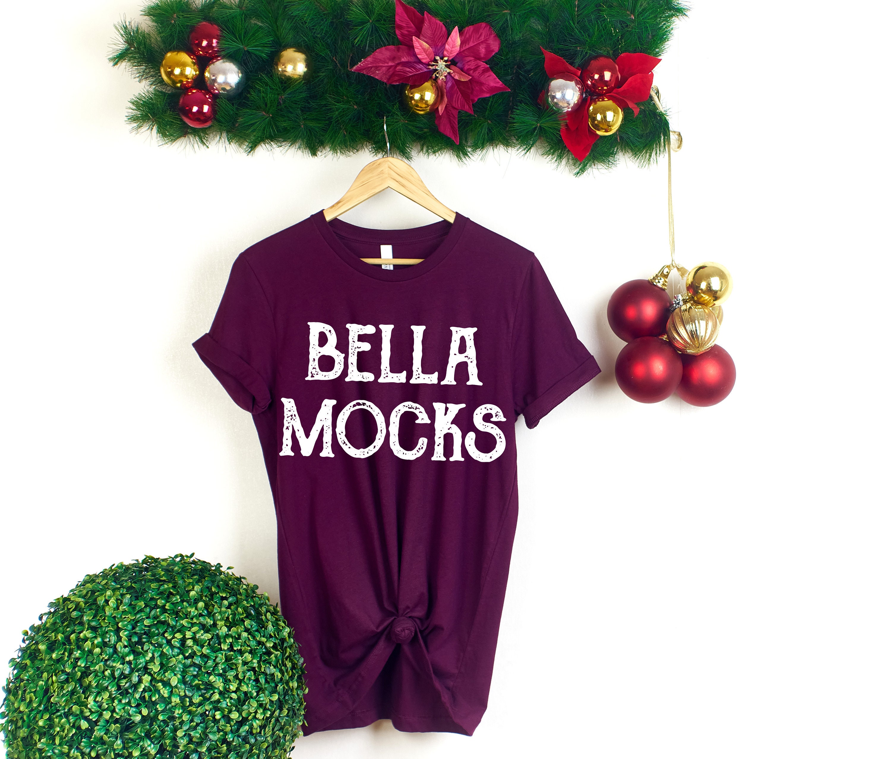 Download Christmas Mockup Bella Canvas 3001 Mockup 3001 T Shirt | Etsy