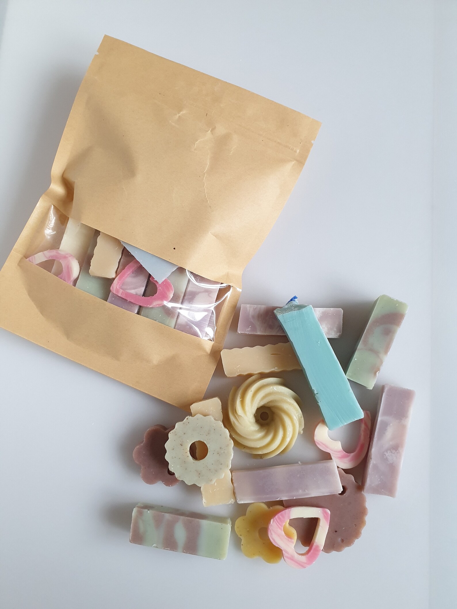 Handmade natural Soap Pieces Miscellaneous little soaps Etsy