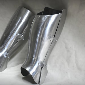 European Enclosed Greave  for Medieval fighting sport/reenactment & Role plays