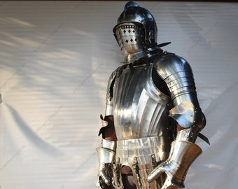 Hand Forged LANDSKNECHT Armor Medieval reenactment | SCA | Medieval renaissance | Medieval Armour|HEMA|Larp|Stage Performance armour