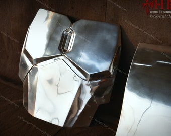 Handforged Metal Mandalorian Beskar Body Armor Set - Front and Back Plates | steel mandalorian Cosplay Armor|mandalorian Costume|Beskar