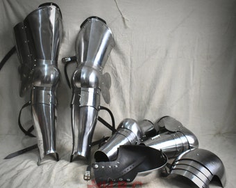 Armour Set Arms + Legs Combo Set Offer-Medieval European Style Arms and Legs Complete Armour set/Medieval reenactment/SCA/Buhurt Combo Armor