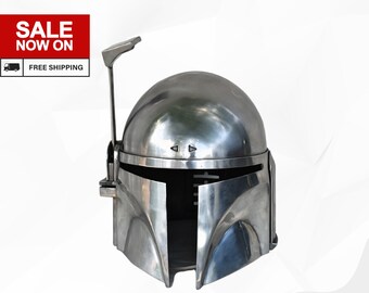 Metal boba Fett Mandalorian Inspired helmet For LARP/Collections/Role plays/boba fett Costume | jango fett Armor | mandalorian armour