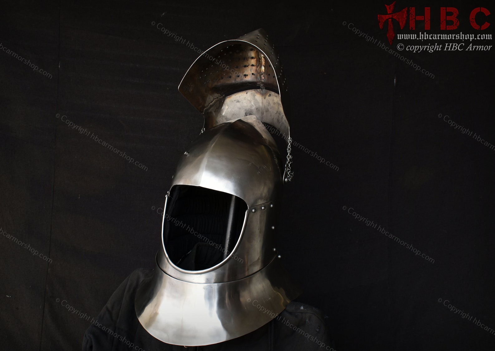 Medieval Great Helmet With 3 Different Visors for Etsy UK
