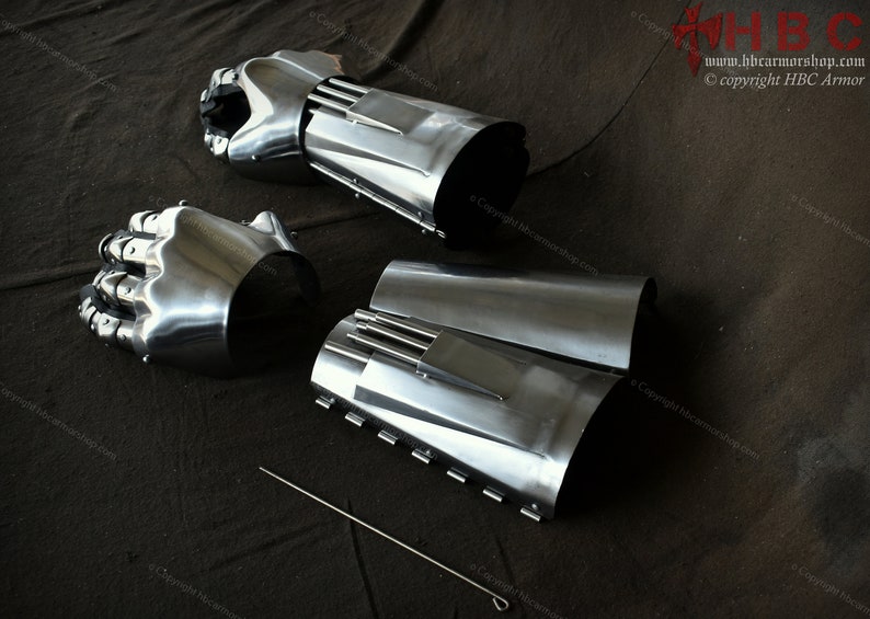 Metal Arm Gauntlet & Detonator Mandalorian Etsy