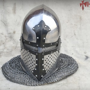 Sugarloaf helmet Type 3 Blackened cross