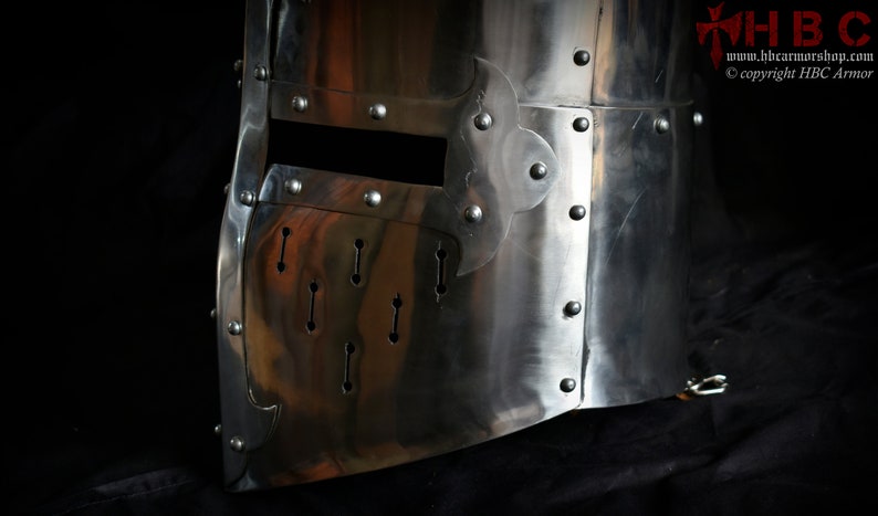 Medieval Reenactment /& role Plays Knight Templar Crusade Helmet for