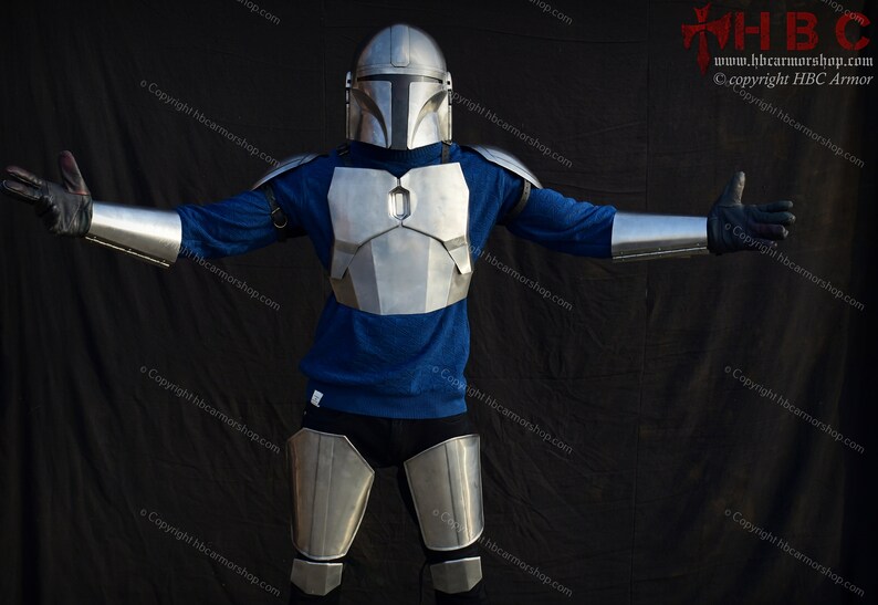 Din Djarin Mandalorian Steel Armour Suit larp/costume/role Etsy