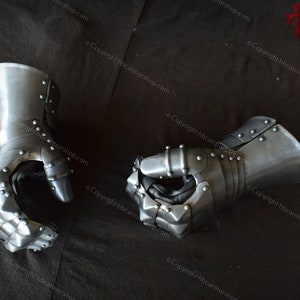 Gauntlet Rosenblatt Medieval Steel gauntlet for Medieval Sword Fights/Reenactments/collection/HEMA/SCA