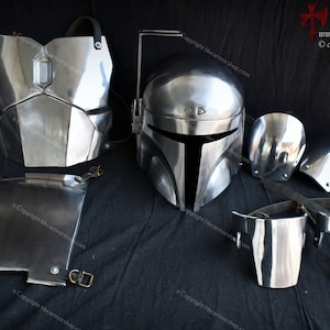 steel Mandalorian Armor Kit -2   (LARP/Fantasy costume/Role Play)