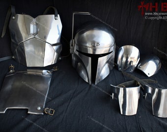 steel Mandalorian Armor Kit -2   (LARP/Fantasy costume/Role Play)