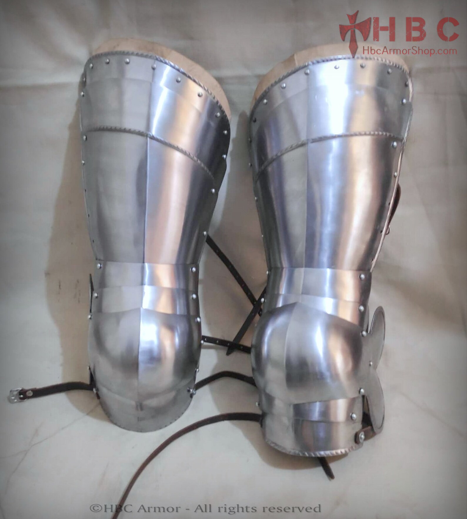 Medieval Steel Plate Thigh Armour for Medieval Combat Etsy