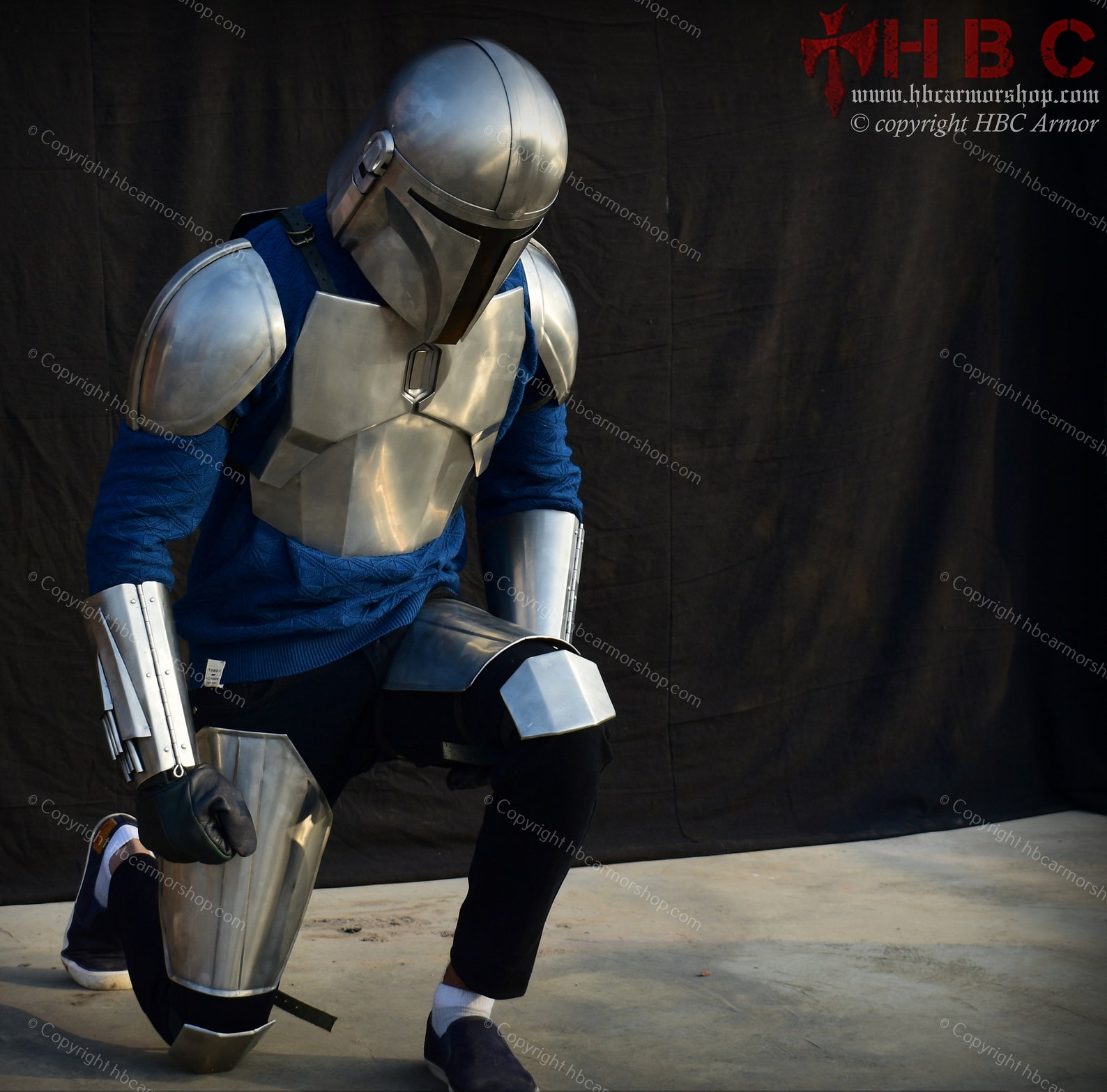 Din Djarin Mandalorian Steel Armour Suit larp/costume/role Etsy