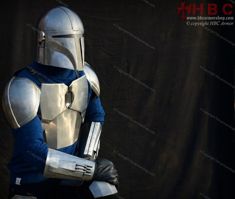 Din Djarin Mandalorian Steel Armour Suit larp/costume/role Etsy